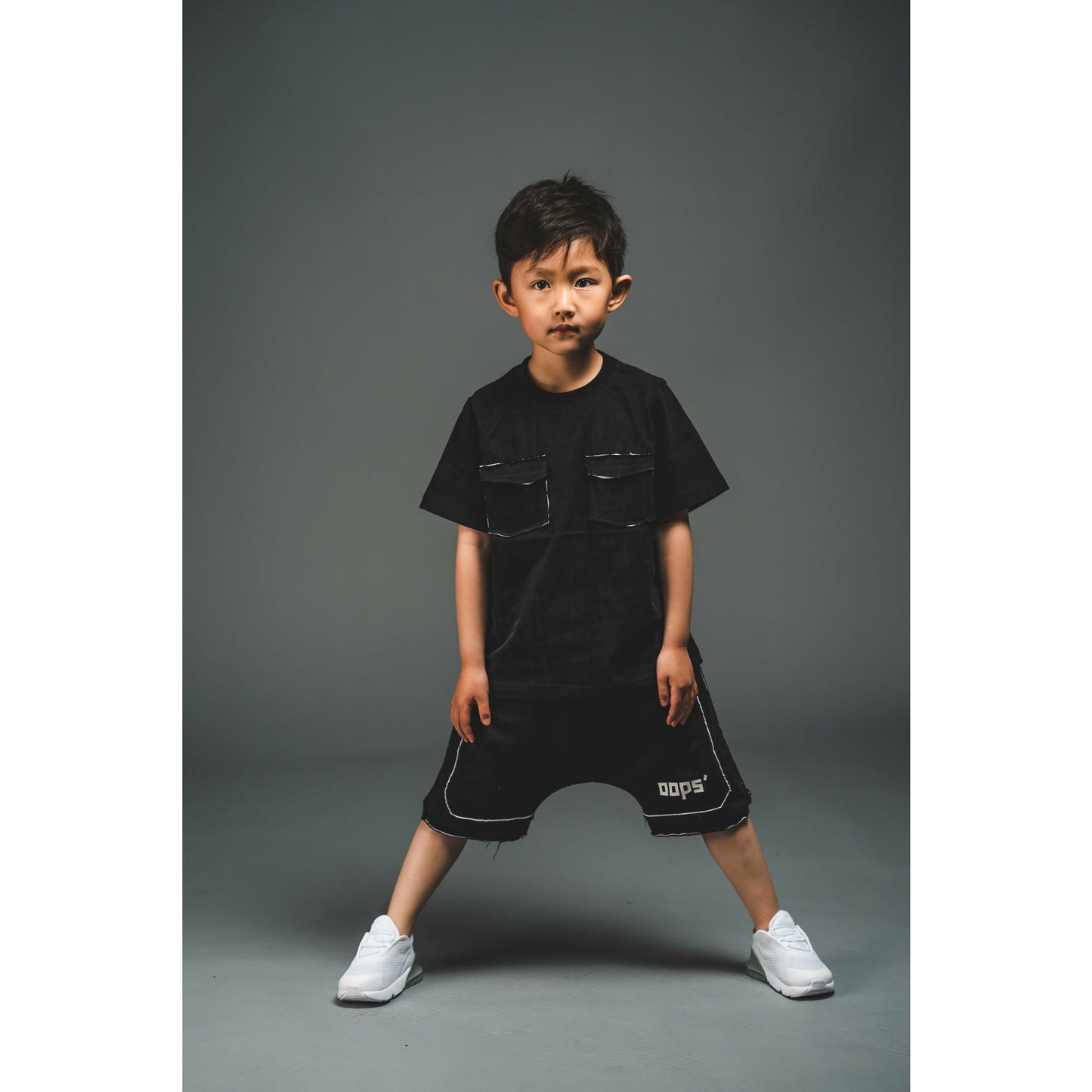 Stereo Pocket T-Shirt Blue